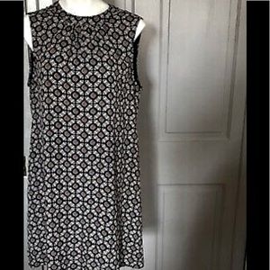 NWOT Black Rain Geometric Printed Sleeveless High-Low Dress Size XL